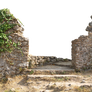 Ruin walls with ivy PNG