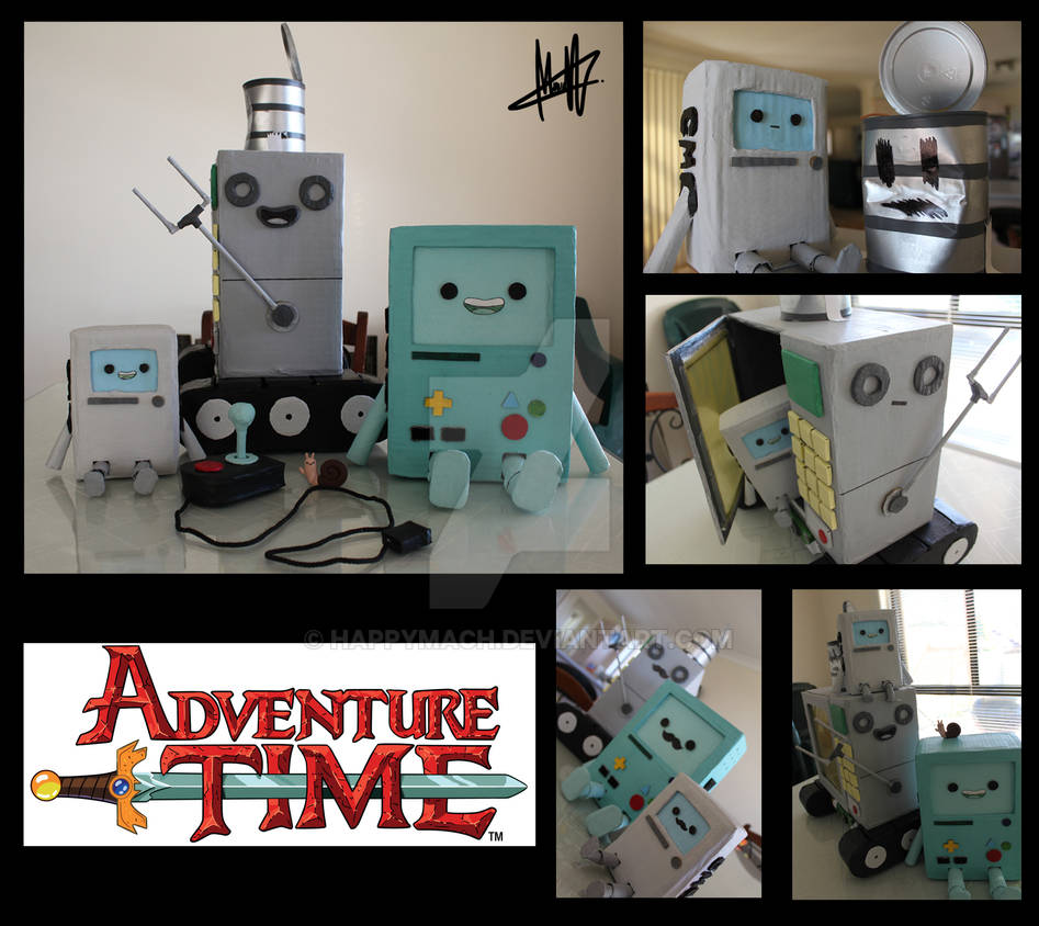 Adventure Time Tech Bots of Adventure Time by HappyMach on DeviantArt