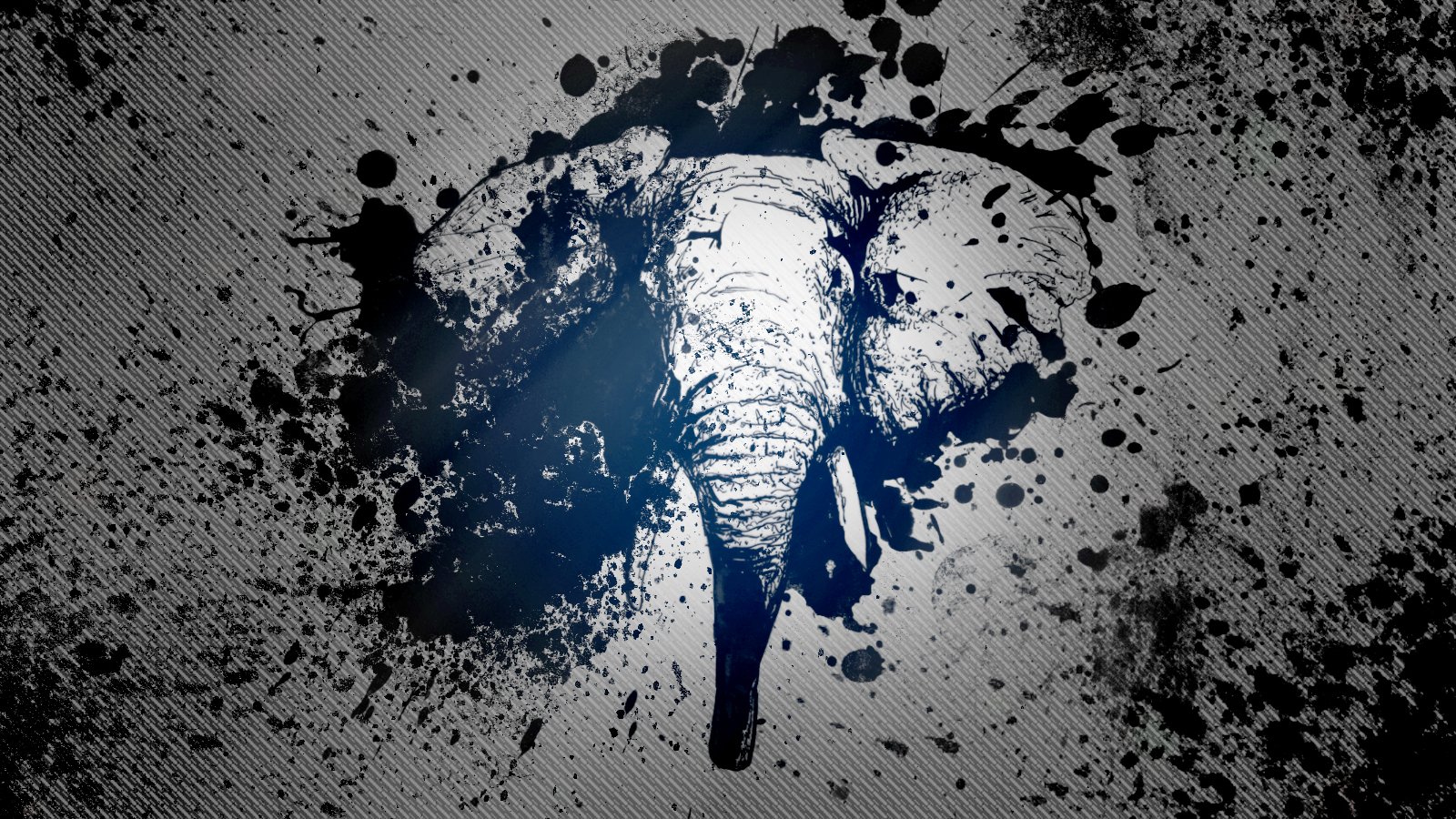 Inked Elephant Wallpaper by DavesArtwork on DeviantArt Inked Elephant Wallpaper by DavesArtwork on DeviantArt