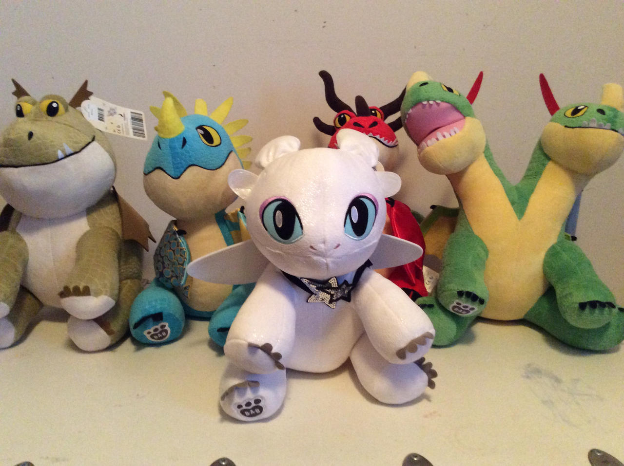 Build a bear How to Train Your Dragon Light Fury by SilverphantomLX on