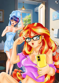 MLP:  Sunset, have you seen my glasses?