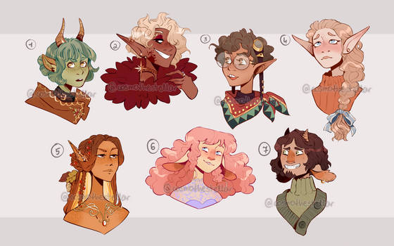 [CLOSED] bust adoptables #11 dnd