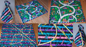 Bear Town Crayon Playmat Tote