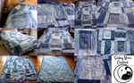 Jean Pocket Graduation Quilt by SmilingMoonCreations