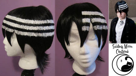 Death The Kid Wig Styling by SmilingMoonCreations