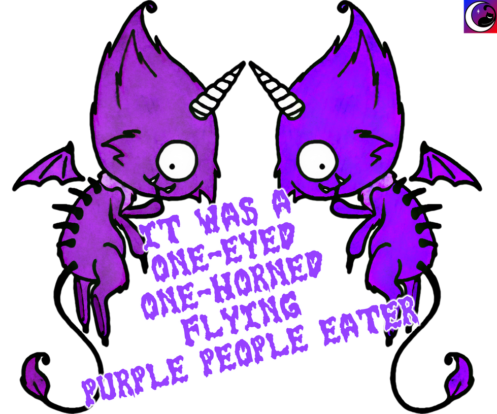 OneEyed, OneHorned Flying Purple People Eaters! by SmilingMoonCreations on DeviantArt OneEyed, OneHorned Flying Purple People Eaters! by SmilingMoonCreations on DeviantArt