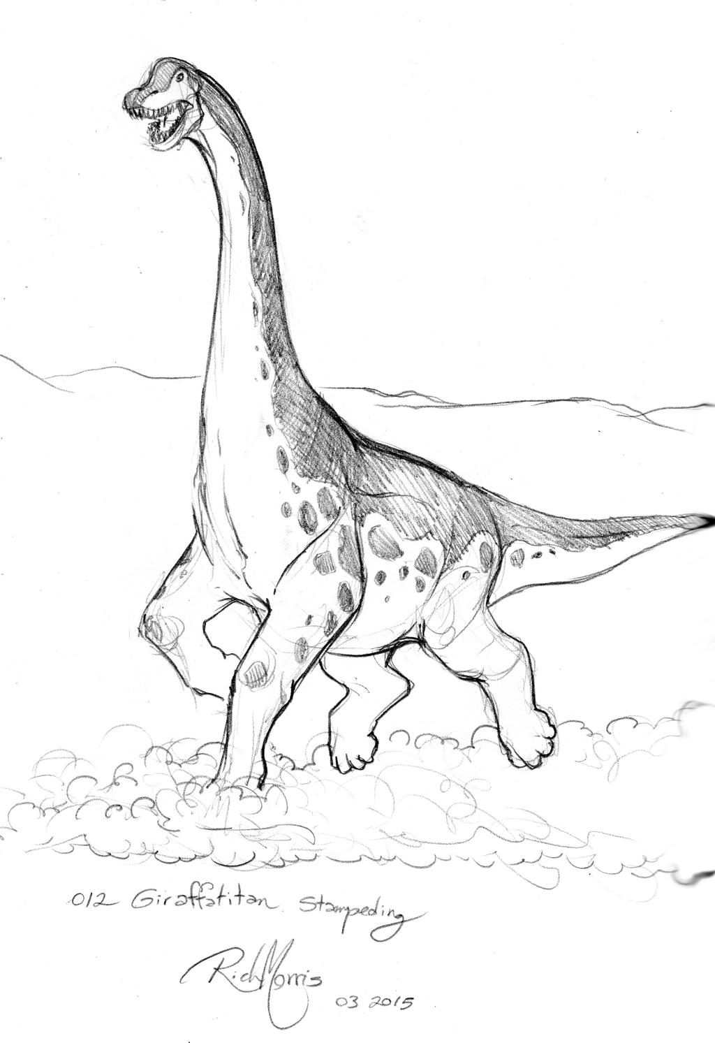 012 Giraffatitan stampeding