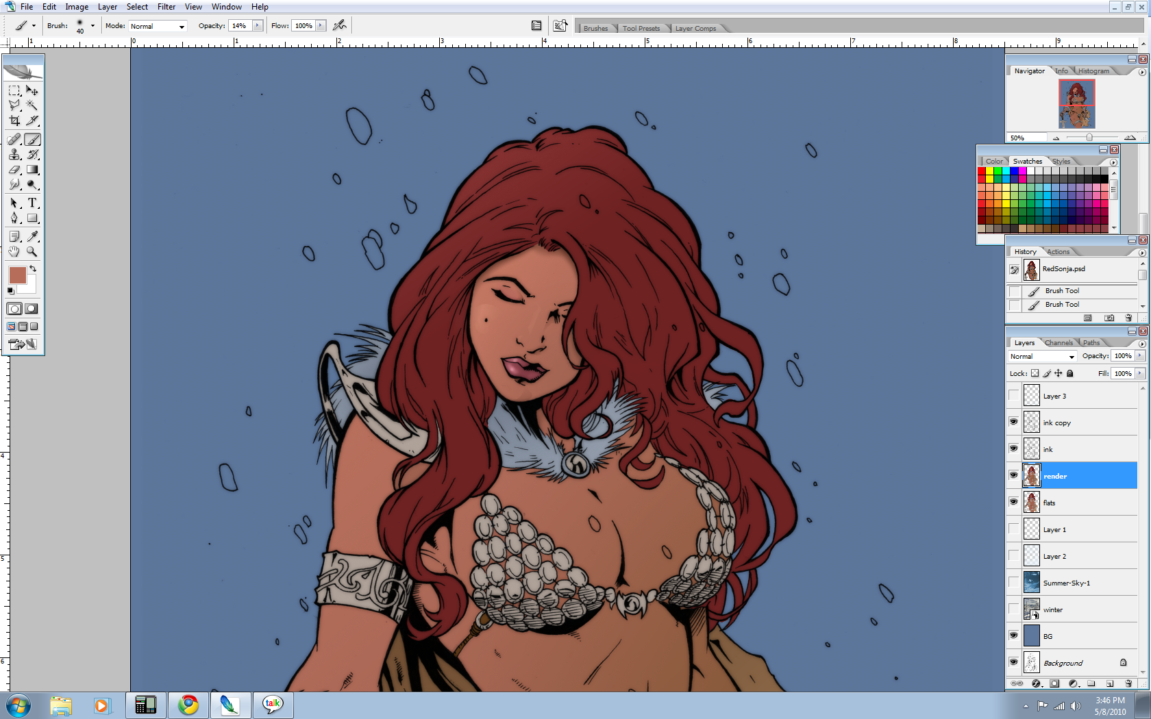 Red Sonja WIP