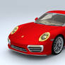 Porsche with reflective lights 4