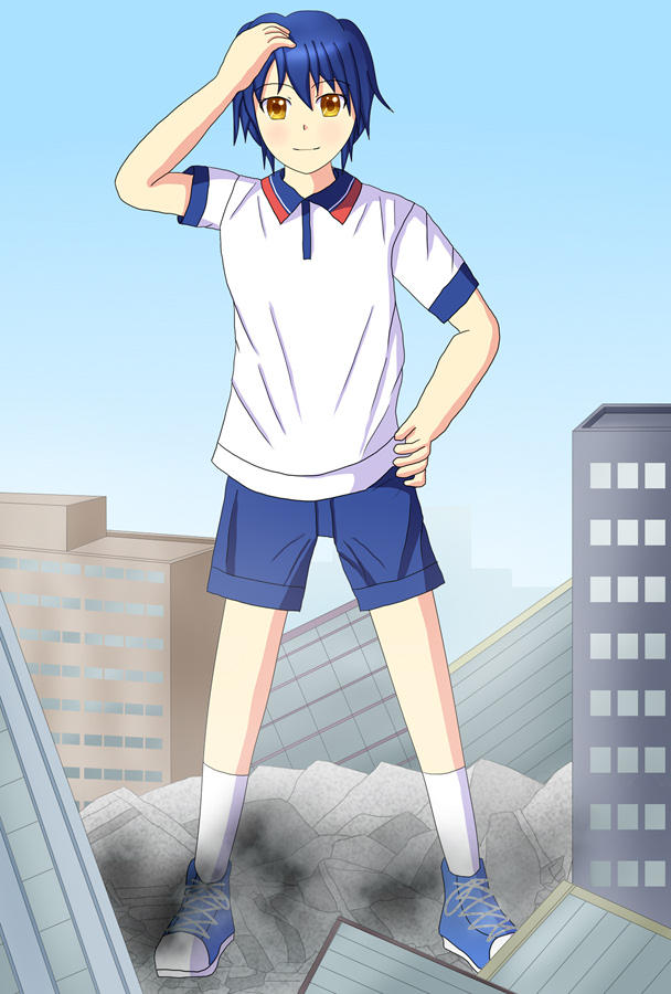 Giant Boy In City By Swallowjp On DeviantArt giant-boy-in-city-by-swallowjp-on-deviantart