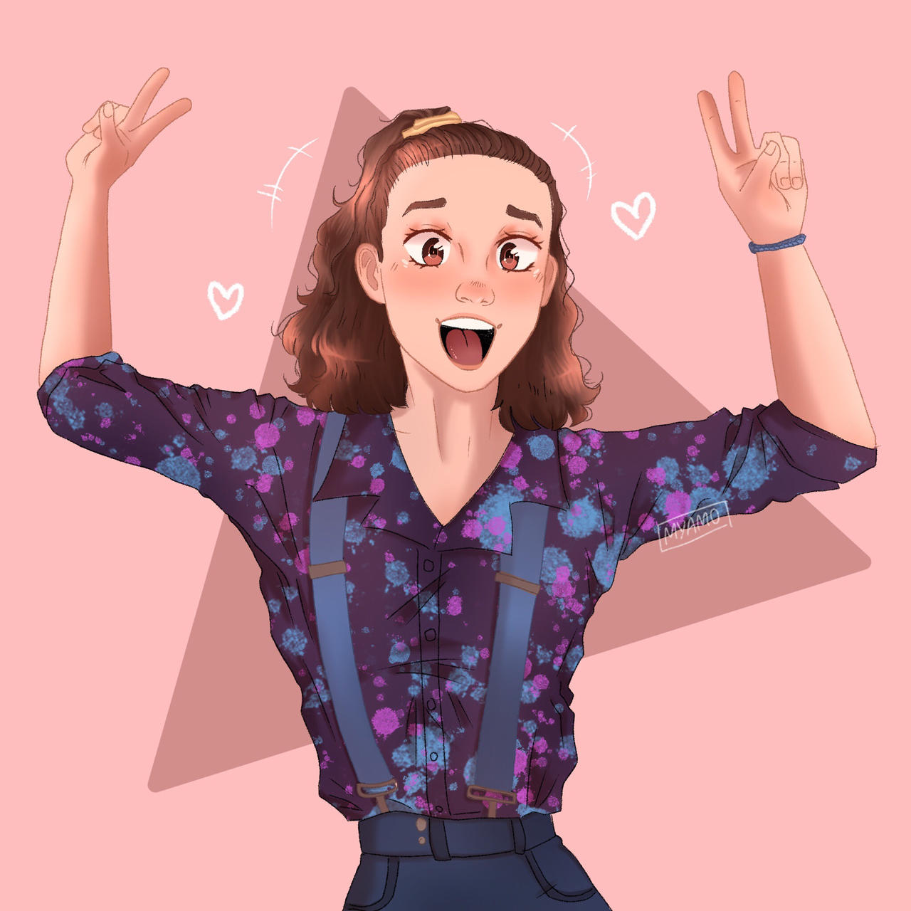 Millie stranger things арт