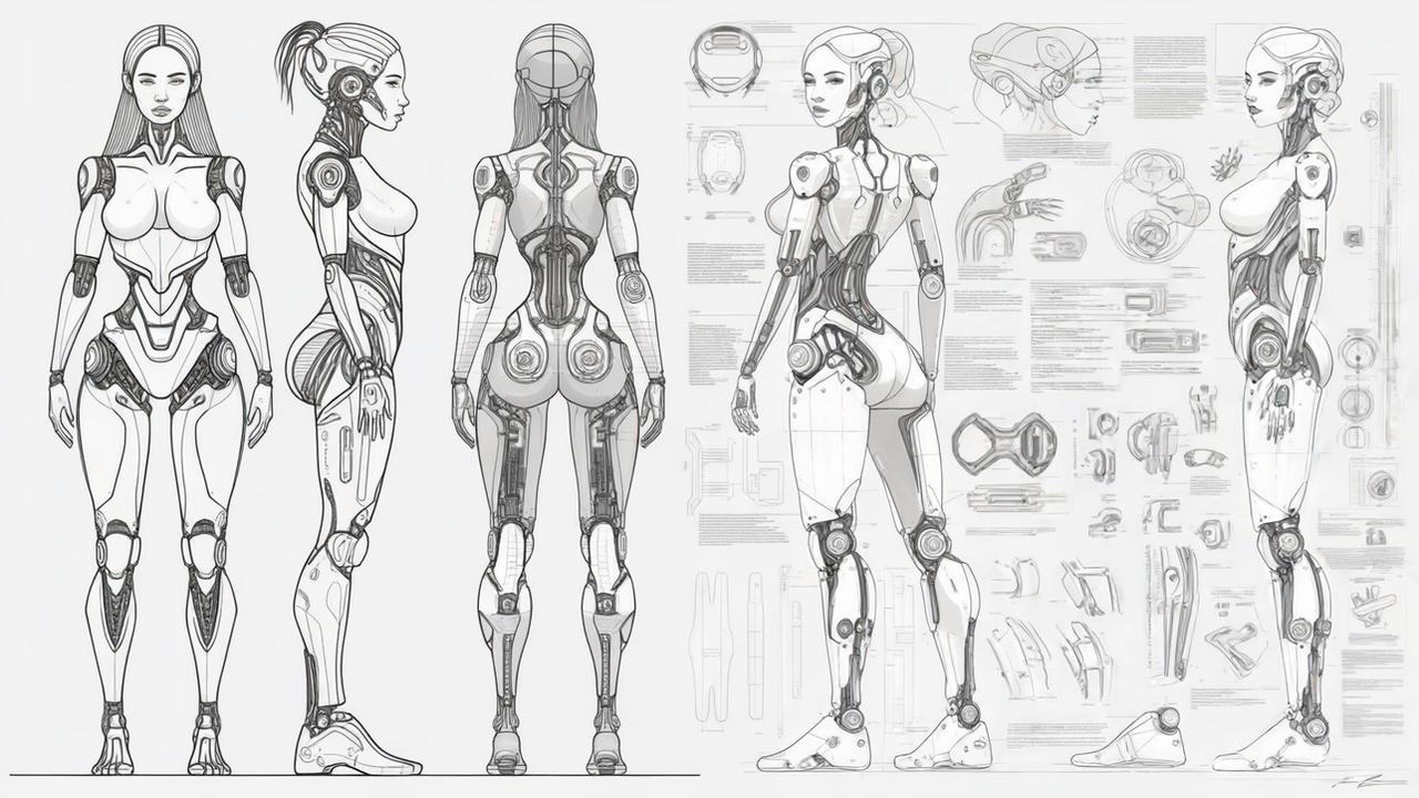 Prototype Female Mod Cybernetic Female Prototype character design by bantamdre on DeviantArt