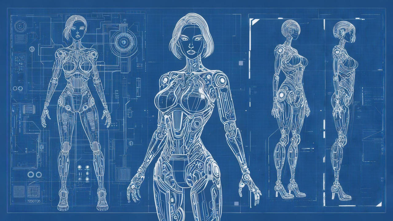 Prototype Female Mod Cybernetic Female Prototype character blueprints by HudsuckerYutani on ...