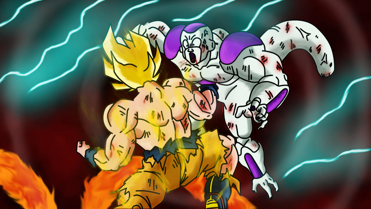 Goku VS Freezer by HayabusaSnake on DeviantArt