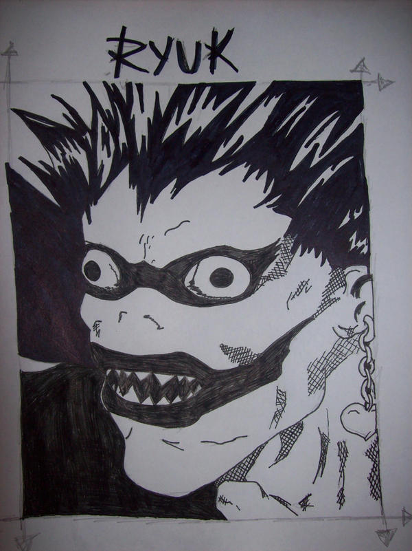 Finished Ryuk Drawing by dylansmagic on DeviantArt