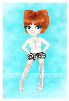 Mylene Farmer chibi