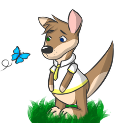 Karo in Animal Crossing Style