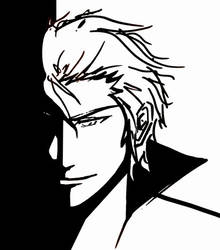 Aizen Sosuke :Black and White