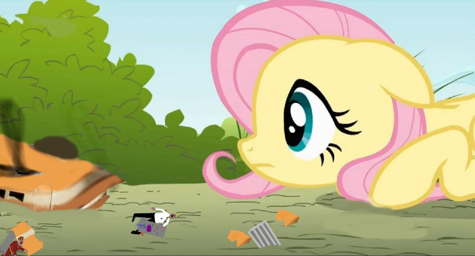 Pony Explodes Land of the Giant Ponies the Crash by OceanRailroader on DeviantArt
