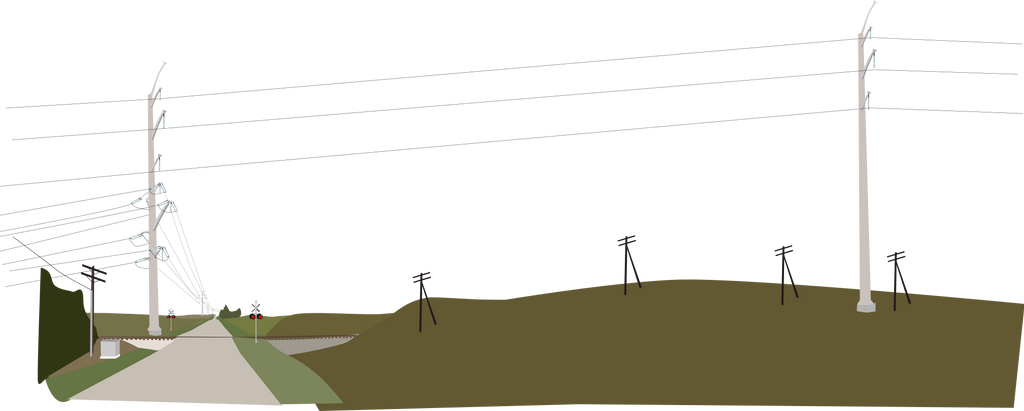 The open power lines and railroads by OceanRailroader on DeviantArt