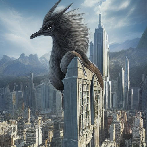 Three Foot Monster A 1,000 foot tall alien hippogriff monster by OceanRailroader on DeviantArt