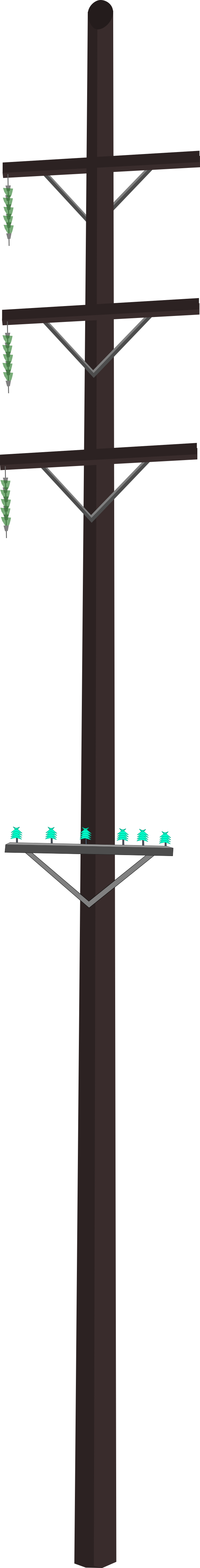 69,000 Volt Pole With Underbuild by OceanRailroader on DeviantArt