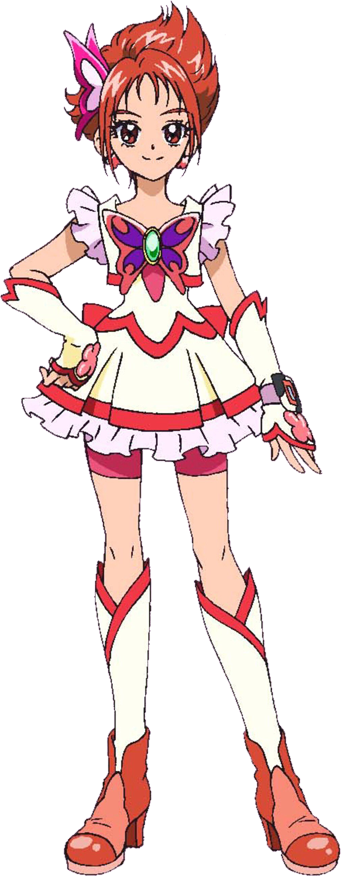Cure Rougw Cure_Rouge_Early_Form.png by 0if on DeviantArt
