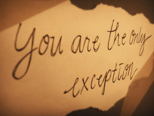 you are the only exception by kwinikwini on DeviantArt