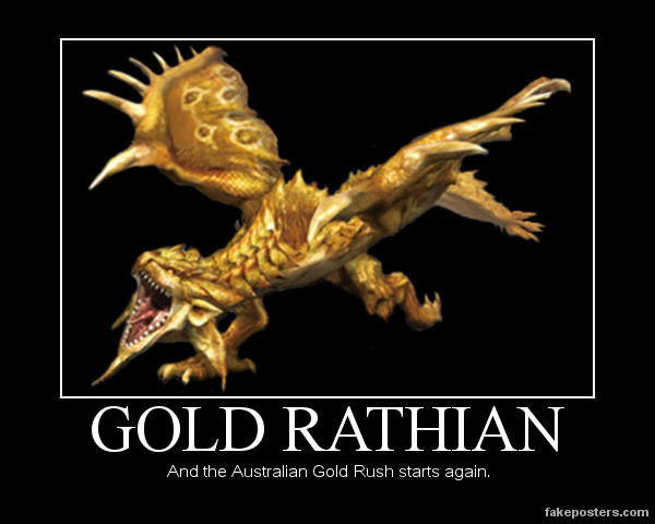 Gold Rathian by Mastervenusflytrap on DeviantArt