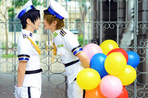 Haruka Nanase - Makoto Tachibana (Free!) Cosplay