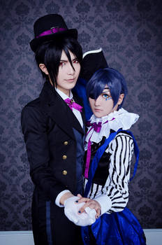 Kuroshitsuji - Ciel With Sebastian Cosplay