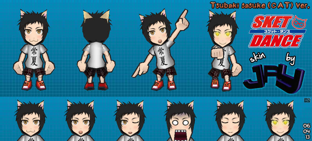 GetAmped [SKET DANCE] Tsubaki Sasuke 'CAT' HD Skin