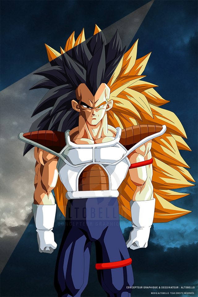 D. Ball Limit-F - Talvez a arte que faltava até hoje, o astuto Raditz Super Saiyajin  4. Arte feita por @elucestudio