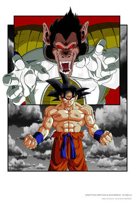 Dragon Ball Z - Oozaru Vegeta V. Goku