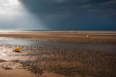 The beach one day of thunderstorm!