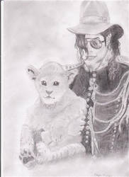 mj and lion cub x.