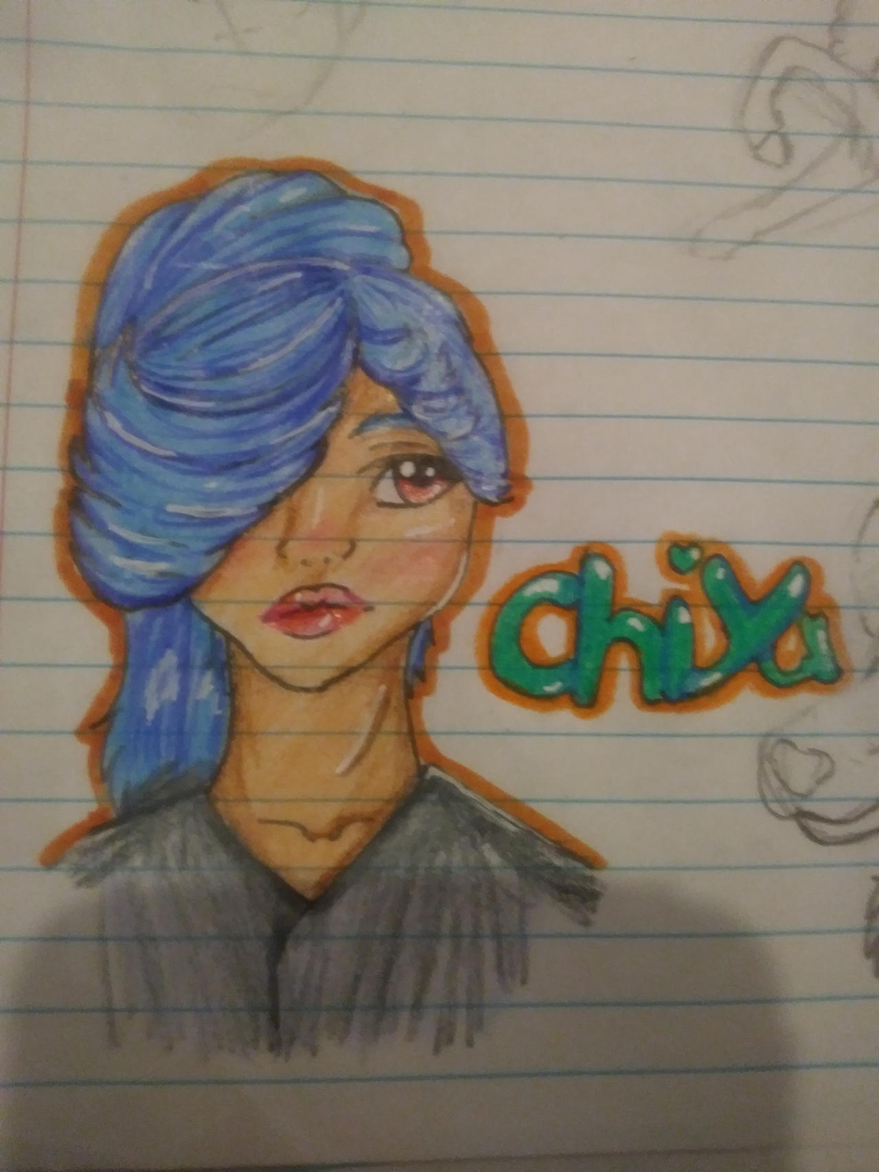 Chiya Notes Chiya doodle by JinKitsuka on DeviantArt