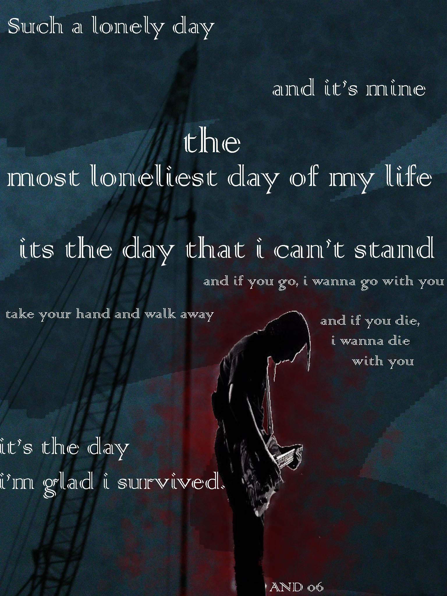 It's a lonely day and it's mine lyrics discount