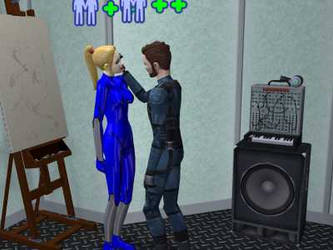 SSBB Sims 2 Samus and Snake