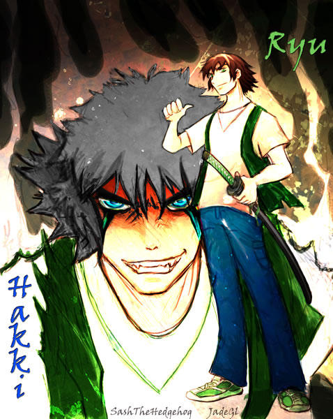 Character design: Ryu - Hakki by JadeGL on DeviantArt