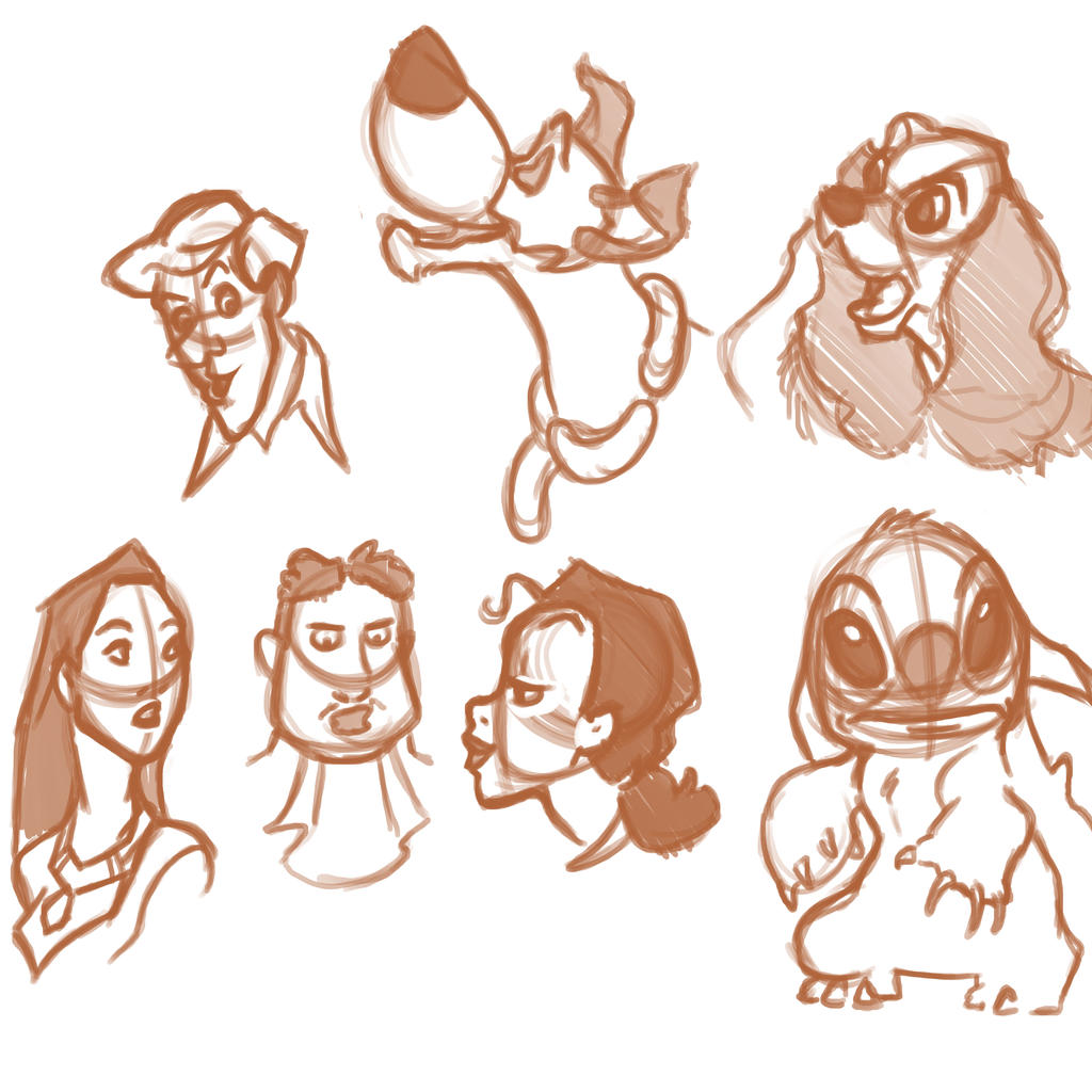 Disney Random Deviantart Disney doodles by Random-art-stuff on DeviantArt