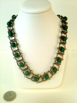 Glass Green Beads