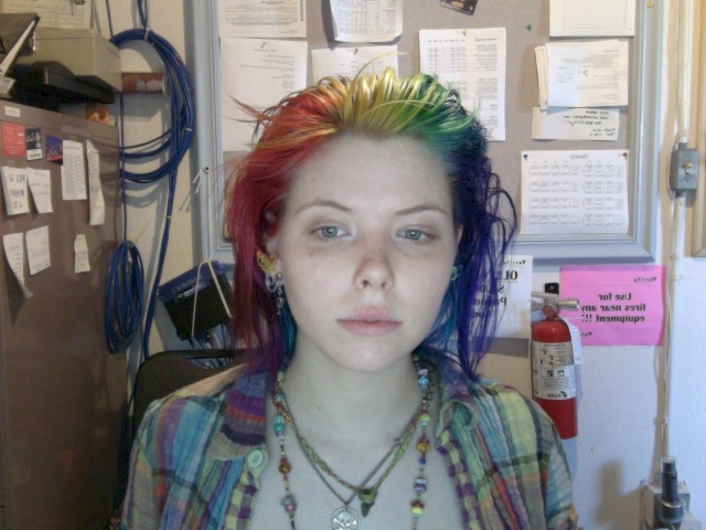 Rainbow Hair By Meganyourface On Deviantart