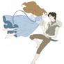 Peter and Wendy Flying Colored