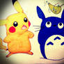 Pika et Totoro