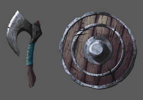 axe and shield