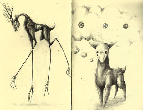 2012 Sketchbook (Deer and the Silent)