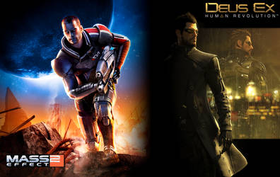 Mass effect-Deus ex HR Wallpaper