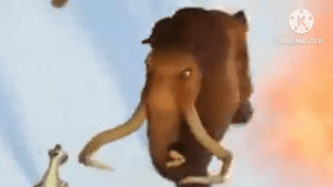 The mammoths from Ice Age are galloping now.