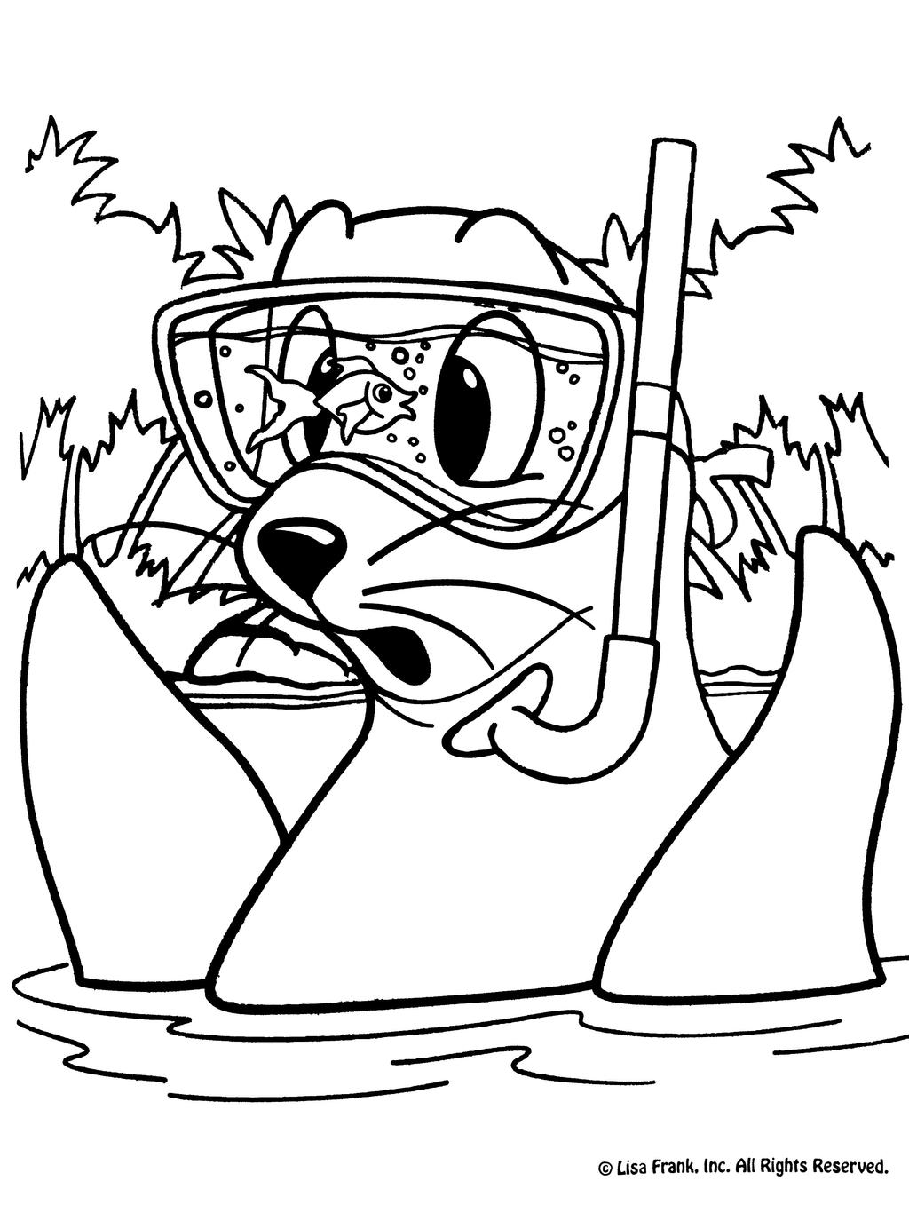 Lisa Frank Coloring Page by TallyBaby13 on DeviantArt